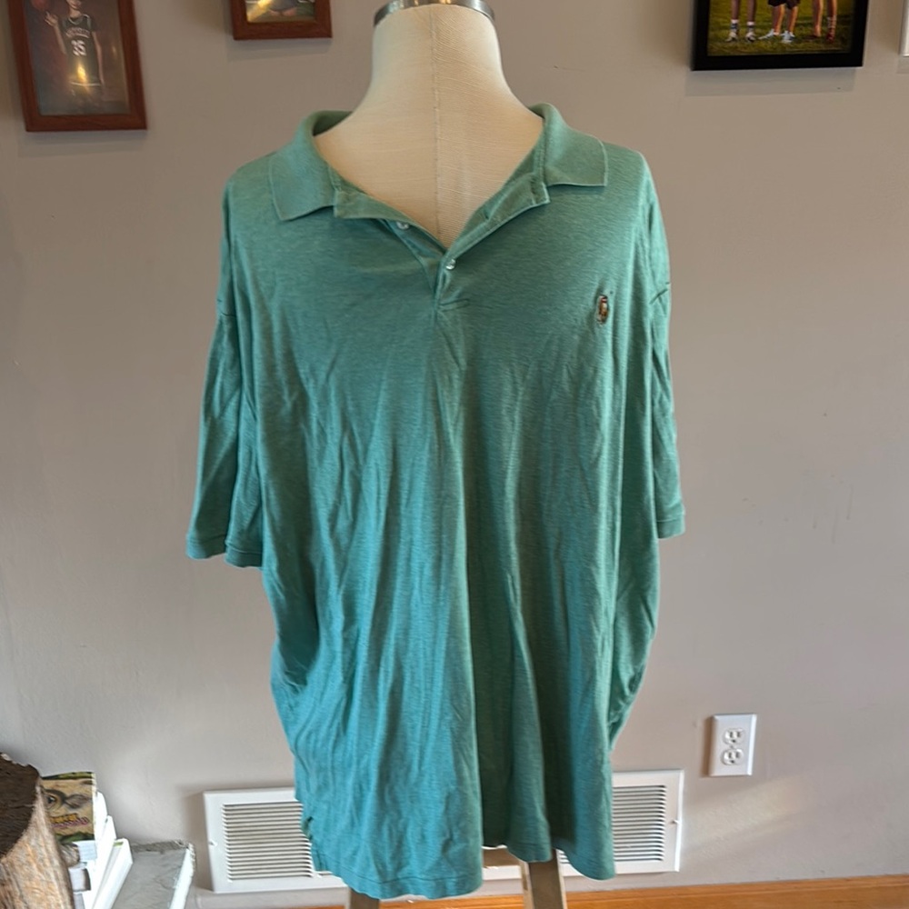 Polo by Ralph Lauren Green Casual Polo Shirt men’s XXL